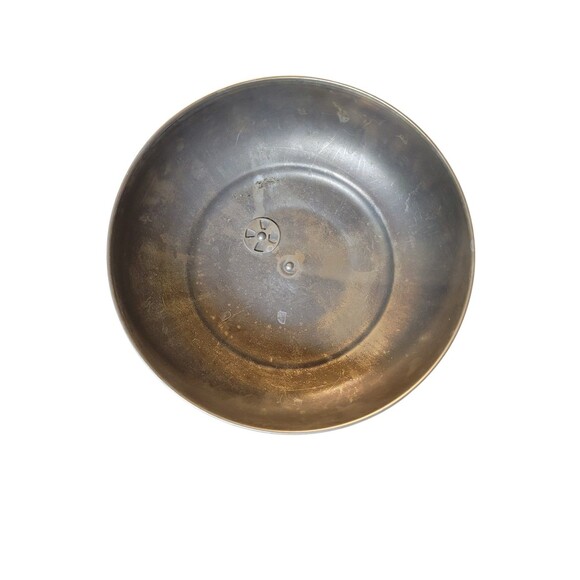 Vintage Mirro Bun Warmer Beige  Made in USA 2 Piece Set Pot Lid Retro Alum - Picture 7 of 10